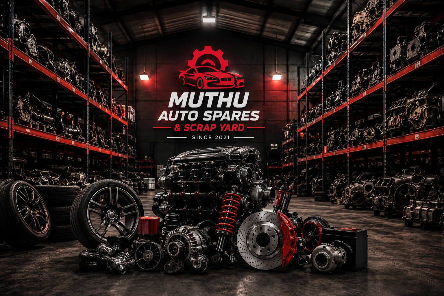 Muthu Auto Spares warehouse